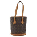 LOUIS VUITTON Monogram Bucket PM Shoulder Bag M42238 LV Auth gh1364-13