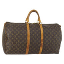 LOUIS VUITTON Monogram Keepall Bandouliere 55 Boston Bag M41414 LV Auth gh1365-1