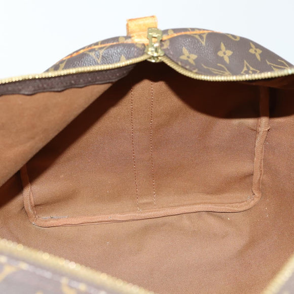LOUIS VUITTON Monogram Keepall Bandouliere 55 Boston Bag M41414 LV Auth gh1365