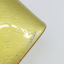 LOUIS VUITTON Monogram Vernis Houston Hand Bag Gris M91053 LV Auth gh1369-9