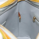 LOUIS VUITTON Monogram Vernis Houston Hand Bag Gris M91053 LV Auth gh1369-24