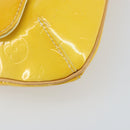 LOUIS VUITTON Monogram Vernis Thompson Street Bag Lime Yellow M91071 Auth gh1370-15