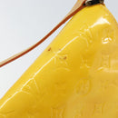 LOUIS VUITTON Monogram Vernis Thompson Street Bag Lime Yellow M91071 Auth gh1370-10