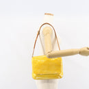 LOUIS VUITTON Monogram Vernis Thompson Street Bag Lime Yellow M91071 Auth gh1370-22
