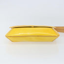 LOUIS VUITTON Monogram Vernis Thompson Street Bag Lime Yellow M91071 Auth gh1370-5