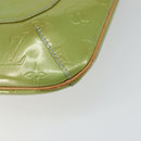LOUIS VUITTON Monogram Vernis Thompson Street Bag Baby Blue M91009 Auth gh1371-15