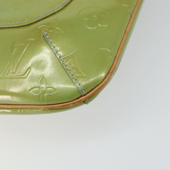 LOUIS VUITTON Monogram Vernis Thompson Street Bag Baby Blue M91009 Auth gh1371