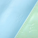 LOUIS VUITTON Monogram Vernis Thompson Street Bag Baby Blue M91009 Auth gh1371-18