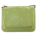 LOUIS VUITTON Monogram Vernis Thompson Street Bag Baby Blue M91009 Auth gh1371-13