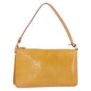 LOUIS VUITTON Monogram Vernis Lexington Etui Beige M91010 LV Auth gh1374-1