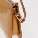 LOUIS VUITTON Monogram Vernis Lexington Etui Beige M91010 LV Auth gh1374-19