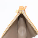 LOUIS VUITTON Monogram Vernis Lexington Etui Beige M91010 LV Auth gh1374-21
