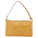LOUIS VUITTON Monogram Vernis Lexington Etui Beige M91010 LV Auth gh1374-13