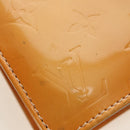 LOUIS VUITTON Monogram Vernis Lexington Etui Beige M91010 LV Auth gh1374-16