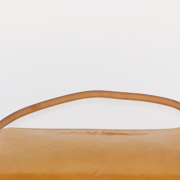 LOUIS VUITTON Monogram Vernis Lexington Etui Beige M91010 LV Auth gh1374