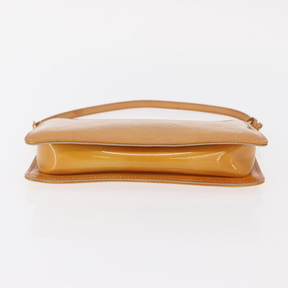 LOUIS VUITTON Monogram Vernis Lexington Etui Beige M91010 LV Auth gh1374