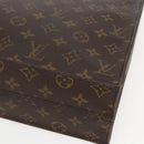 LOUIS VUITTON Monogram Sac Plat Hand Bag M51140 LV Auth gh1375-9