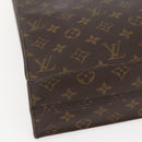 LOUIS VUITTON Monogram Sac Plat Hand Bag M51140 LV Auth gh1375-14