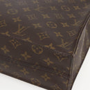 LOUIS VUITTON Monogram Sac Plat Hand Bag M51140 LV Auth gh1375-15