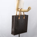 LOUIS VUITTON Monogram Sac Plat Hand Bag M51140 LV Auth gh1375-20