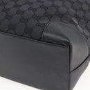 GUCCI GG Canvas Hand Bag Black 002 1121 Auth gh1379-15