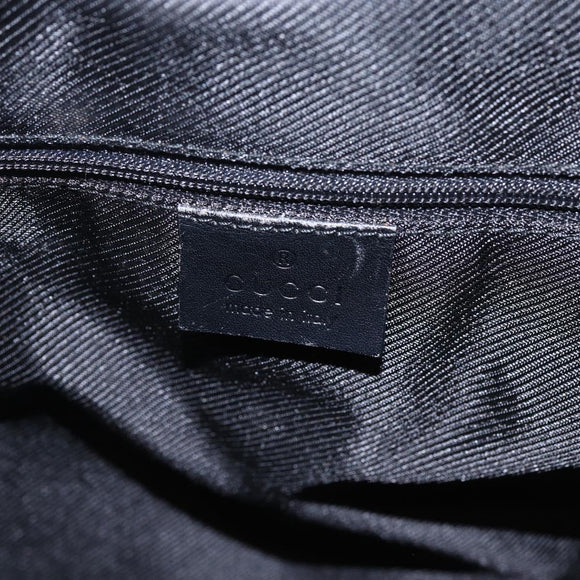 GUCCI GG Canvas Hand Bag Black 002 1121 Auth gh1379