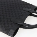 GUCCI GG Canvas Hand Bag Black 002 1121 Auth gh1379-6