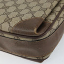 GUCCI GG Supreme Web Sherry Line Shoulder Bag PVC Beige 001 116 0844 Auth gh1384-15