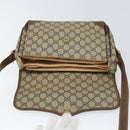 GUCCI GG Supreme Web Sherry Line Shoulder Bag PVC Beige 001 116 0844 Auth gh1384-10