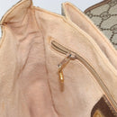 GUCCI GG Supreme Web Sherry Line Shoulder Bag PVC Beige 001 116 0844 Auth gh1384-21