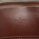 LOUIS VUITTON Suhari Lockit MM Hand Bag Leather Sienne M91876 LV Auth gh1385-19
