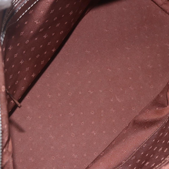 LOUIS VUITTON Suhari Lockit MM Hand Bag Leather Sienne M91876 LV Auth gh1385