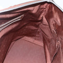 LOUIS VUITTON Suhari Lockit MM Hand Bag Leather Sienne M91876 LV Auth gh1385-22