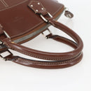 LOUIS VUITTON Suhari Lockit MM Hand Bag Leather Sienne M91876 LV Auth gh1385-7