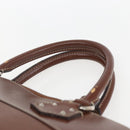 LOUIS VUITTON Suhari Lockit MM Hand Bag Leather Sienne M91876 LV Auth gh1385-14