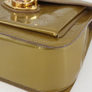 LOUIS VUITTON Monogram Vernis Mirada Bag 2way Beige Poodle M91756 LV Auth gh1388-10