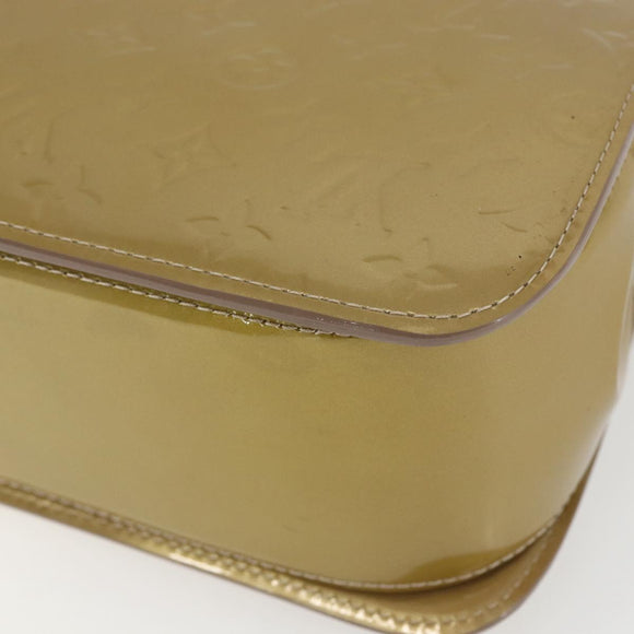 LOUIS VUITTON Monogram Vernis Mirada Bag 2way Beige Poodle M91756 LV Auth gh1388