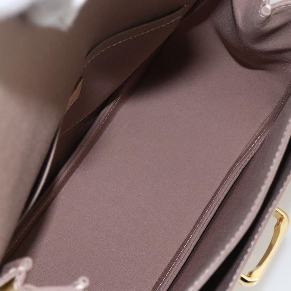 LOUIS VUITTON Monogram Vernis Mirada Bag 2way Beige Poodle M91756 LV Auth gh1388