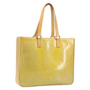 LOUIS VUITTON Monogram Vernis Columbus Tote Bag Gris M91028 LV Auth gh1389-1