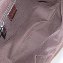 GUCCI GG Canvas Shoulder Bag Beige Silver 181092 Auth gh139-18