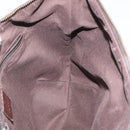 GUCCI GG Canvas Shoulder Bag Beige Silver 181092 Auth gh139-19