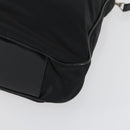 GUCCI Bamboo Hand Bag Nylon 2way Black Silver 001 2404 1577 0 Auth gh1392-12