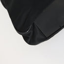 GUCCI Bamboo Hand Bag Nylon 2way Black Silver 001 2404 1577 0 Auth gh1392-13