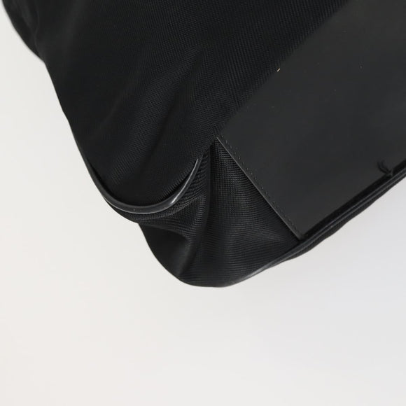 GUCCI Bamboo Hand Bag Nylon 2way Black Silver 001 2404 1577 0 Auth gh1392