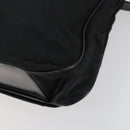 GUCCI Bamboo Hand Bag Nylon 2way Black Silver 001 2404 1577 0 Auth gh1392-14