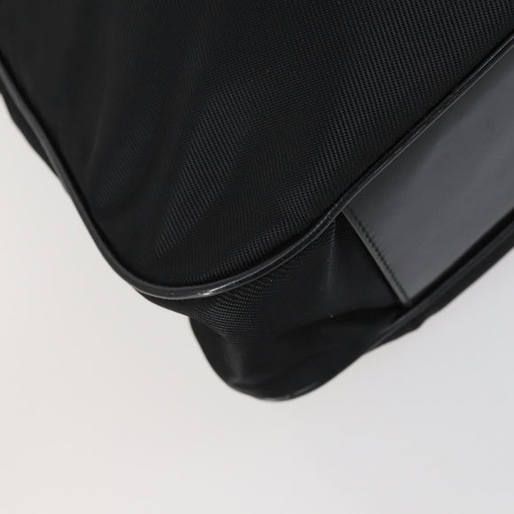 GUCCI Bamboo Hand Bag Nylon 2way Black Silver 001 2404 1577 0 Auth gh1392