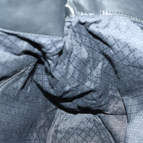 GUCCI Bamboo Hand Bag Nylon 2way Black Silver 001 2404 1577 0 Auth gh1392