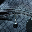 GUCCI Bamboo Hand Bag Nylon 2way Black Silver 001 2404 1577 0 Auth gh1392-21