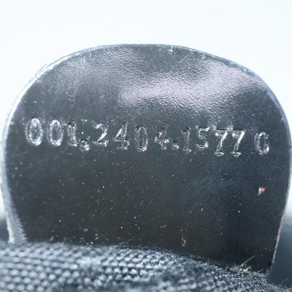 GUCCI Bamboo Hand Bag Nylon 2way Black Silver 001 2404 1577 0 Auth gh1392