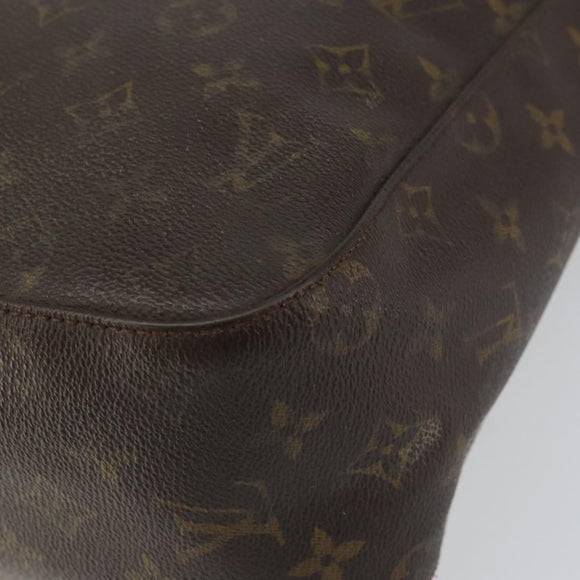 LOUIS VUITTON Monogram Looping GM Shoulder Bag M51145 LV Auth gh1396